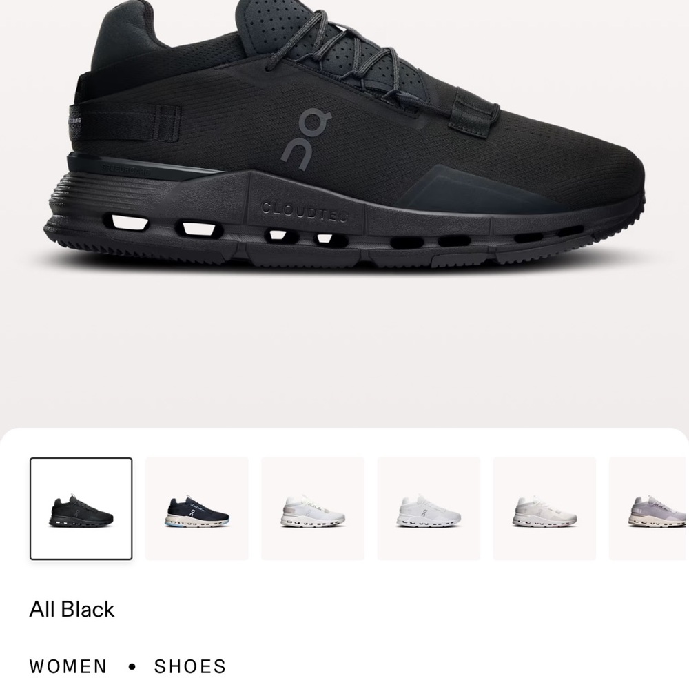 On Running Men's All Black Sneakers